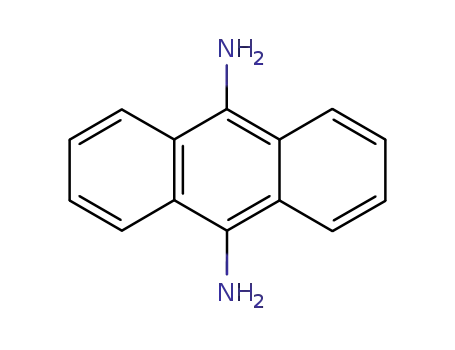 Molecular Structure of 53760-37-5 (9,10-Anthracenediamine)