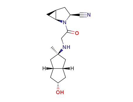 (1S,3S,5S)-2-(2-(((2r,3aR,5S,6aS)-5-hy droxy-2-methyloctahydropentalen-2-yl )amino)acetyl)-2-azabicyclo[3.1.0]hex ane-3-carbonitrile