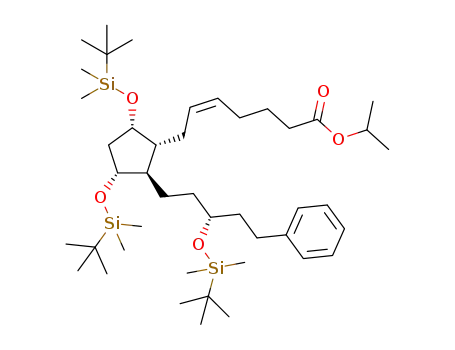 (Z)-isopropyl 7-((1R,2R,3R,5S)-3,5-bis((tert-butyldimethylsilyl)oxy)-2-((R)-3-((tert-butyldimethylsilyl)oxy)-5-phenylpentyl)cyclopentyl)hept-5-enoate
