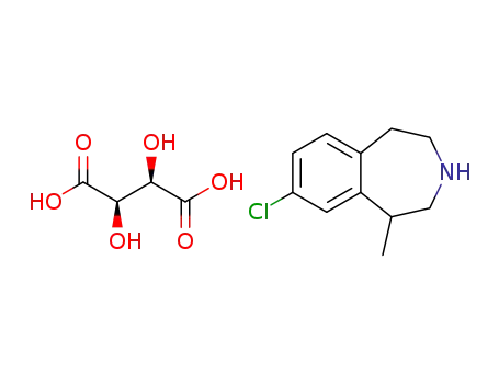 8-chloro-1-methyl-2,3,4,5-tetrahydro-1H-benzo[d]azepine L-(+)-tartrate