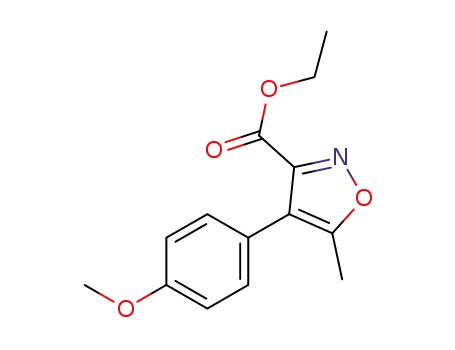 ethyl 4-(4-methoxyphenyl)-5-methyl-isoxazole-3-carboxylate