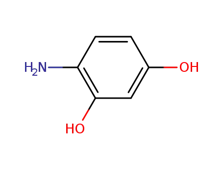 Molecular Structure of 13066-95-0 (4-aminobenzene-1,3-diol)