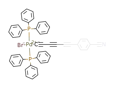 bromo((4-cyanophenyl)hexatriynyl)bis(triphenylphosphine)palladium