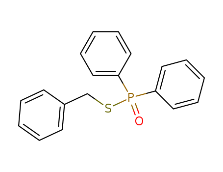 Phosphinothioic acid, diphenyl-, S-(phenylmethyl) ester