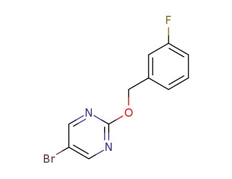 5-bromo-2-(3-fluorobenzyloxy)pyrimidine