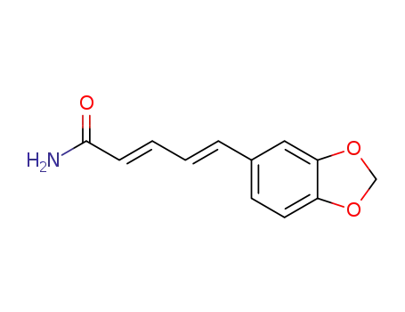 (2E,4E)-5-(benzo[d][1,3]dioxol-5-yl)penta-2,4-dienamide