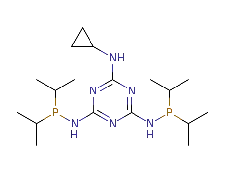 N-cyclopropyl-N,N-bis(diisopropylphosphaneyl)-1,3,5-triazine-2,4,6-triamine