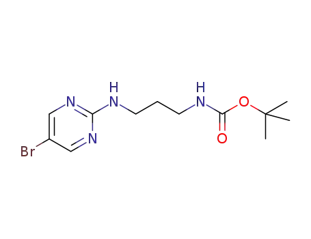 tert-butyl (3-((5-bromopyrimidin-2-yl)amino)propyl)carbamate