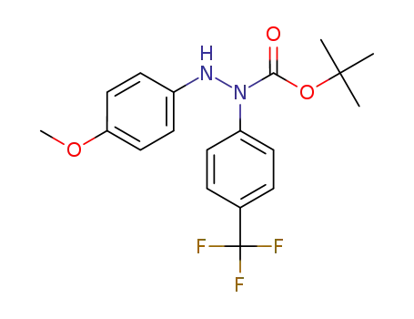 tert-butyl 2-(4-methoxyphenyl)-1-(4-(trifluoromethyl)phenyl)hydrazine-1-carboxylate