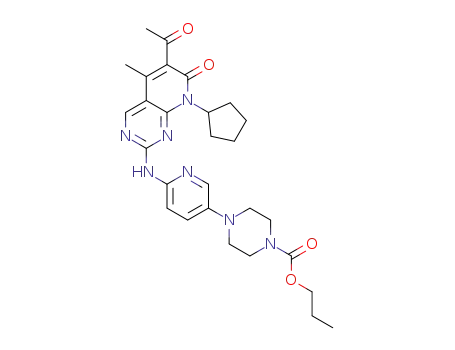 propyl 4-(6-((6-acetyl-8-cyclopentyl-5-methyl-7-oxo-7,8-dihydropyrido[2,3-d]pyrimidin-2-yl)amino)pyridin-3-yl)piperazine-1-carboxylate