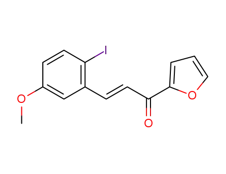 (E)-1-(furan-2-yl)-3-(2-iodo-5-methoxyphenyl)prop-2-en-1-one