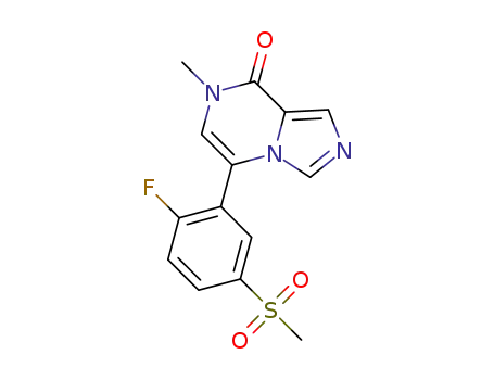 5-(5-(methylsulfonyl)-2-fluorophenyl)-7-methylimidazo[1,5-a]pyrazine-8(7H)-one