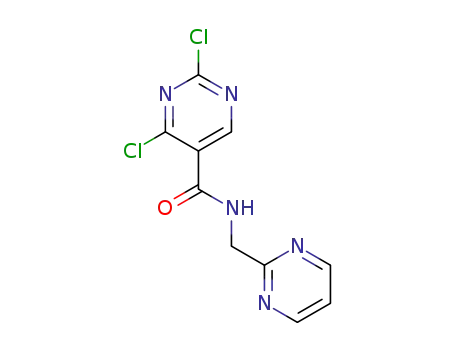 2,4-dichloro-N-(pyrimidin-2-ylmethyl)-5-pyrimidinecarboxamide