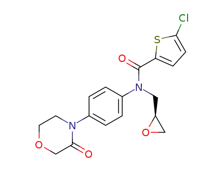 (S)-N-(2,3-epoxy-1-propyl)-N-[4-(3-morpholinon-4-yl)phenyl]-5-chloro-2-thiophenecarboxamide