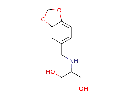 N-piperonyl 1,3-dihydroxy-2-propylamine