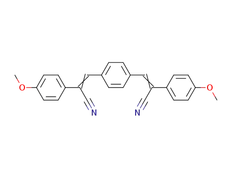 1,4-bis(4-methoxy-α-cyanostyryl)benzene
