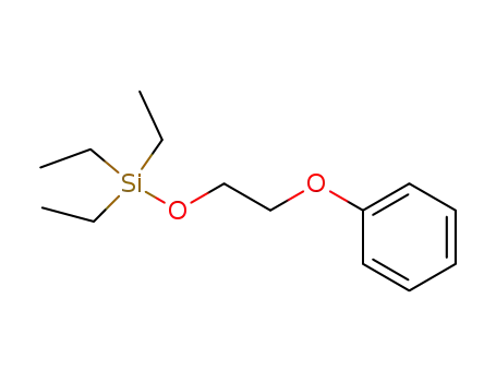 Molecular Structure of 16654-60-7 (2-[(Triethylsilyl)oxy]ethyl(phenyl) ether)