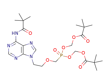 bis[(2-(6-pivaloylamino-9H-purin-9-yl)ethoxy)methyl]phosphonic acid bis(pivaloyloxymethyl) ester