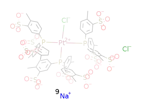 [Pt(tris(4-methyl-3-sulfonatophenyl)phosphane sodium salt)3Cl]Cl