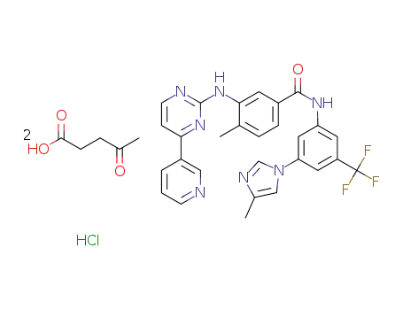 nilotinib hydrochloride di-levulinic acid co-crystal