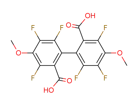 3,5,6,3',5',6'-Hexafluoro-4,4'-dimethoxy-biphenyl-2,2'-dicarboxylic acid