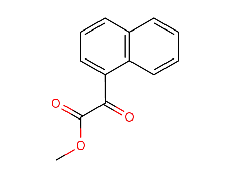 Molecular Structure of 16738-12-8 (Methyl 2-(naphthalen-1-yl)-2-oxoacetate)