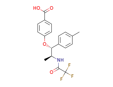 4-[(1R,2S)-1-(p-tolyl)-2-[(2,2,2-trifluoroacetyl)amino]propoxy]benzoic acid