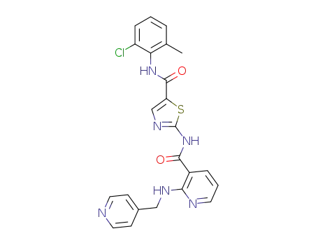 N-(2-chloro-6-methylphenyl)-2-(2-((pyridin-4-ylmethyl)amino)nicotinamido)thiazole-5-carboxamide