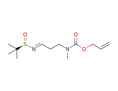 (E)-allyl (3-((tert-butylsulfinyl)imino)propyl)(methyl)carbamate