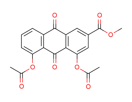 4,5-diacetoxy-9,10-dioxo-9,10-dihydro-anthracene-2-carboxylic acid methyl ester