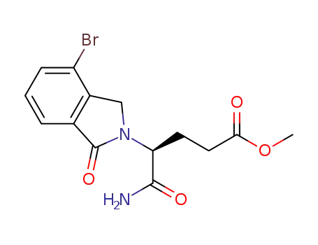 (S)-methyl 5-amino-4-(4-bromo-1-oxoisoindolin-2-yl)-5-oxopentanoate