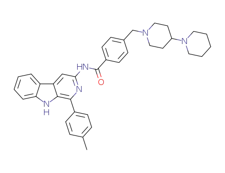 4-(((1,4'-bipiperidin)-1'-yl)methyl)-N-(1-(p-methylphenyl)-9H-pyrido[3,4-b]indol-3-yl)benzamide