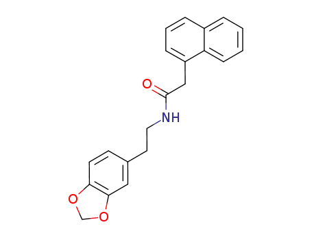 N-(2-benzo[1,3]dioxol-5-ylethyl)-2-naphthalen-1-ylacetamide