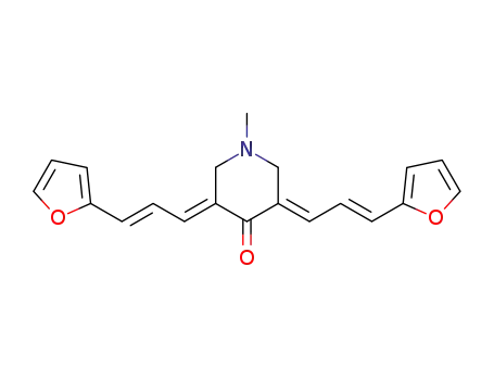 (3E,5E)-3,5-bis((E)-3-(furan-2-yl)allylidene)-1-methylpiperidin-4-one