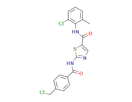 N-(2-chloro-6-methylphenyl)-2-[4-(chloromethyl)benzamido]thiazole-5-carboxamide