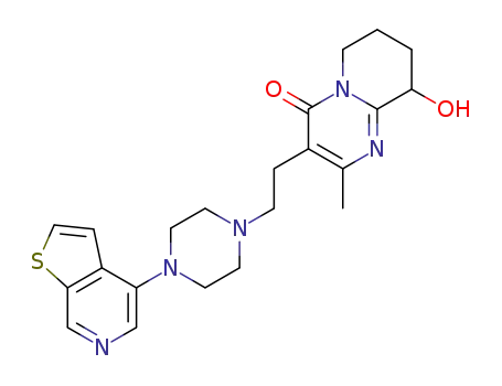 9-hydroxy-2-methyl-3-(2-(4-(thieno[2,3-c]pyridin-4-yl)piperazin-1-yl)ethyl)-6,7,8,9-tetrahydro-4H-pyrido[1,2-a]pyrimidin-4-one