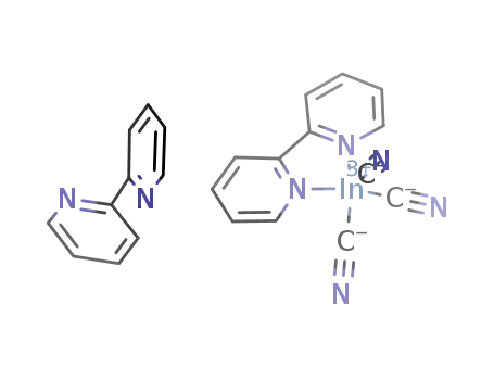 [(2,2’-bipyridine)In(CN)3]*2,2’-bipyridine