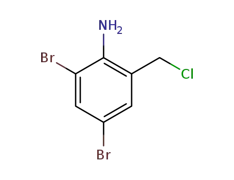 2,4-dibromo-6-chloromethylaniline