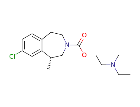 (R)-8-chloro-1-methyl-2,3,4,5-tetrahydro-1H-benzo[d]azepine-3-carboxylic acid 2-(diethylamino)ethyl ester