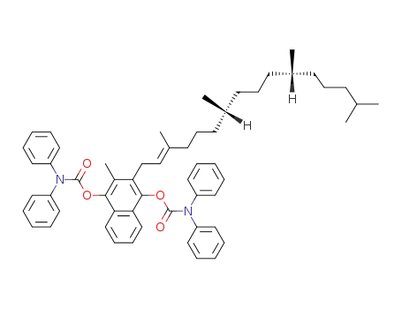 1,4-bis-diphenylcarbamoyloxy-2-methyl-3-((7R,11R)-trans-phytyl)-naphthalene
