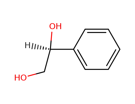 Molecular Structure of 25779-13-9 ((S)-(+)-1-Phenyl-1,2-ethanediol)