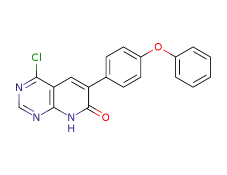 4-chloro-6-(4-phenoxyphenyl)pyrido[2,3-d]pyrimidin-7(8H)-one