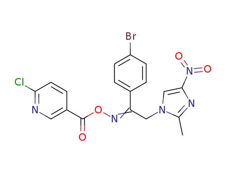 1-(4-bromophenyl)-2-(2-methyl-4-nitro-1H-imidazol-1-yl)ethanone-(6-chloronicotinoyl)oxime
