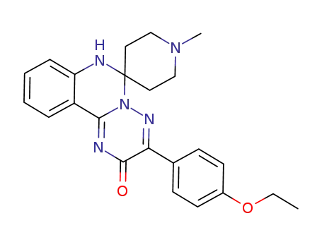 3'-(4-ethoxyphenyl)-1-methylspiro[piperidine-4,6'-[1,2,4]triazino[2,3-c]quinazolin]-2'(7'H)-one