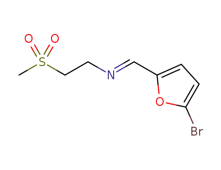 (E)-N-((5-bromofuran-2-yl)methylene)-2-(methylsulfonyl)ethylamine