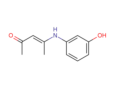 4-(3-hydroxy-anilino)-pent-3-en-2-one