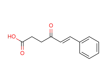 Molecular Structure of 121365-22-8 ((E)-4-oxo-6-phenyl-5-hexenoic acid)