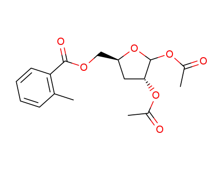 5-O-(o-toluoyl)-1,2-diacetyl-3-deoxyxylofuranose