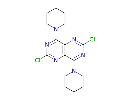 2,6-Dichloro-4,8-di-(piperidin-l-yl)pyrimido[5,4-d] pyrimidine