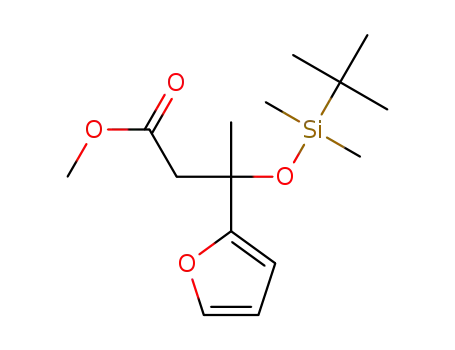 methyl 3-((tert-butyldimethylsilyl)oxy)-3-(furan-2-yl)butanoate